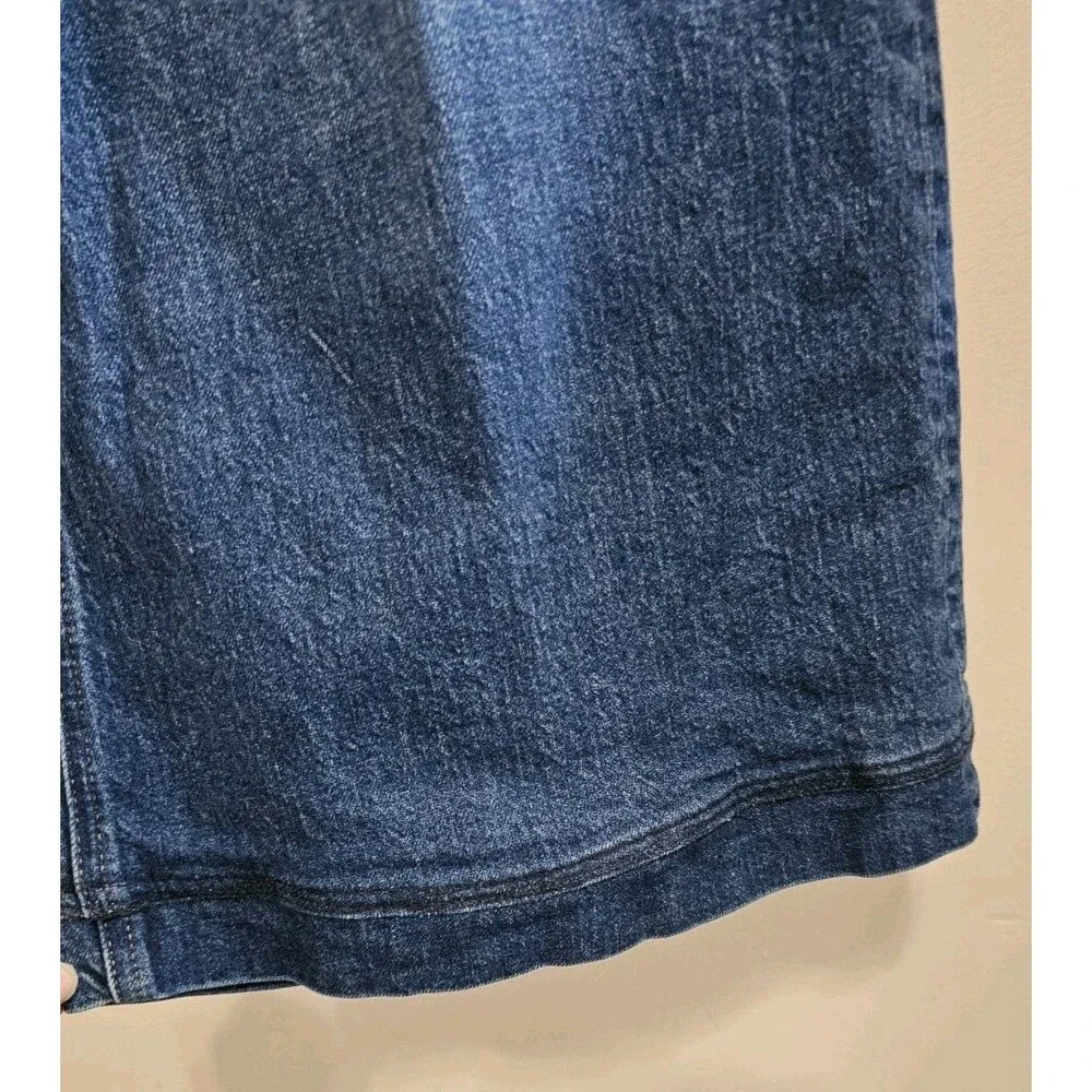 J.CREW Wide Leg Trouser Jeans Size 32 High Rise Denim Blue Wash Streetwear Skate